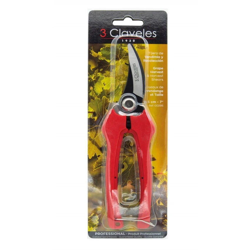Tijera Vendimia y Recolección 18,5 cm - Imagen 2