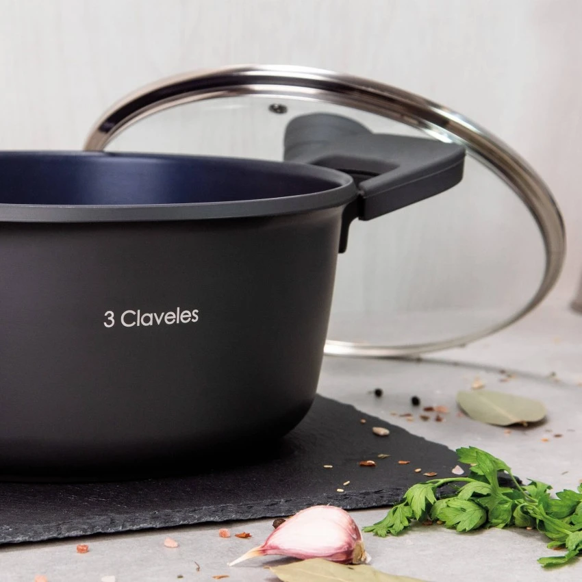 Cacerola Con Tapa 24 cm Dark - Imagen 3