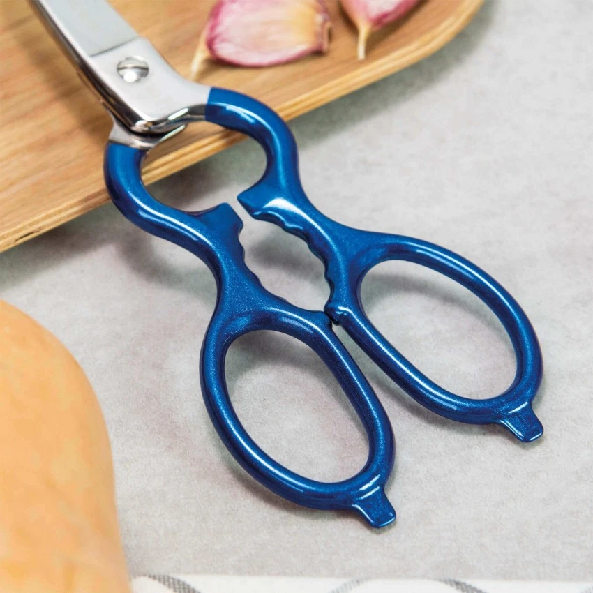 Tijera Cocina Varios Usos Azul 8" - Imagen 3