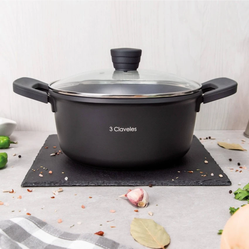 Cacerola Con Tapa 24 cm Dark - Imagen 4