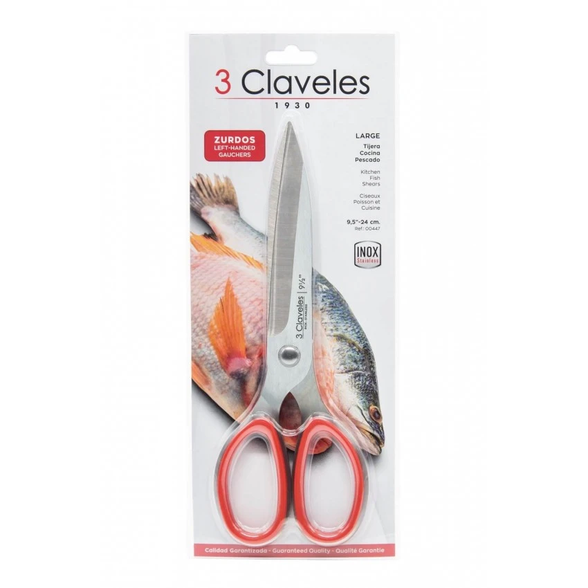 Tijera Cocina Pescado Large Zurdos 9,5" - Imagen 5