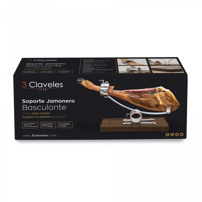 Soporte Jamonero Basculante 50 cm x 19,5 cm - Imagen 8